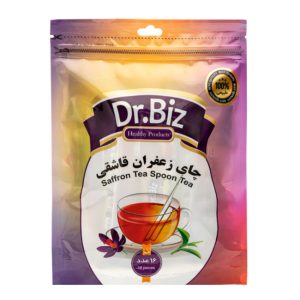 دمنوش چای سیاه زعفرانی قاشقی دکتربیز