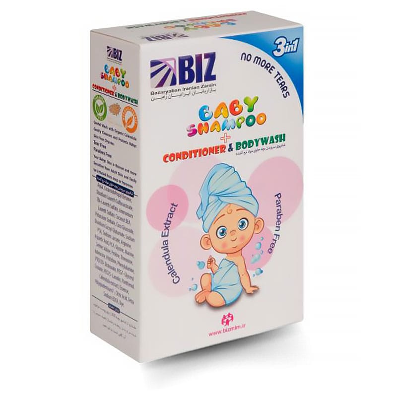 شامپو سر و بدن بچه حاوی مواد نرم کننده 3 شامپویی دومنظوره است که از آن می توان برای شستشو بدن و مو کودکان استفاده کرد.