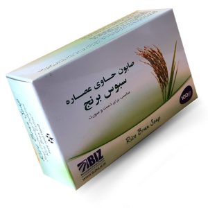 صابون ضدپیری سبوس برنج پک ۳ عددی