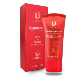 کرم ضد آفتاب spf ۵۰ لاکچری کوین