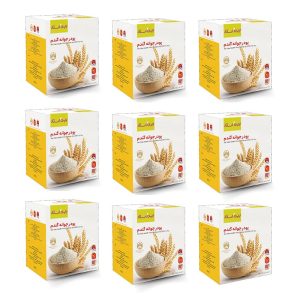 پک ۹ عددی پودر جوانه گندم بین استار